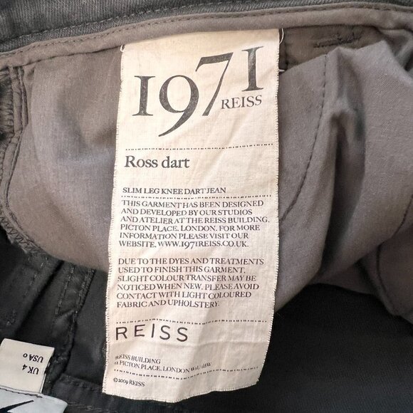 Reiss 1971 Slim Leg Knee Dart Jean - Picture 5 of 9